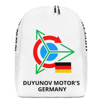 BACKPACK "DUYUNOV MOTOR'S GERMANY" WITH TEXT