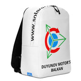 BACKPACK "DUYUNOV MOTOR'S BALKAN" WITH TEXT